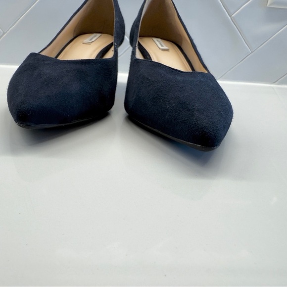 Alex Marie Noelli Women's Blue Suede Pointed Toe Pumps Size 10M Comfy Dressy - Picture 9 of 11